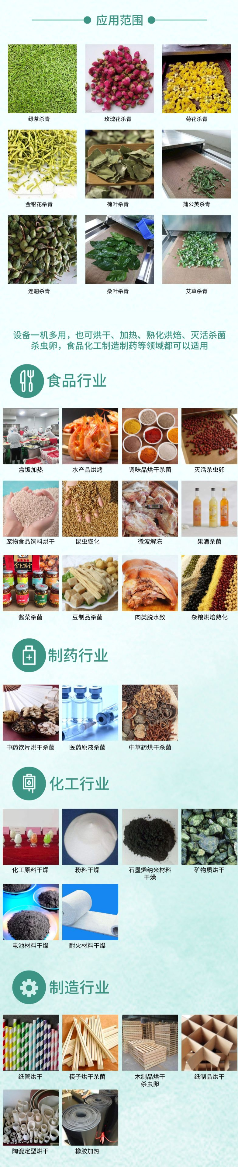 茶叶微波干燥杀青设备(图2)
